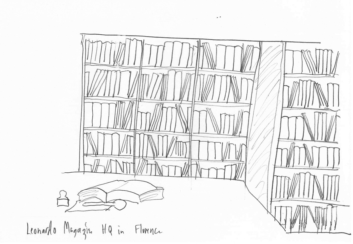 Florence, offices of Leonardo Magazine